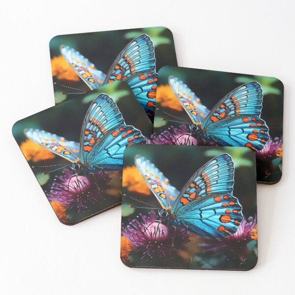 Item preview, a closeup macro photo of tiny cute adorable colorful butterfly, macro inspirations designed and sold by Gabi.Media.