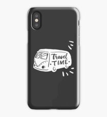 Travel Time Travel T-Shirt Travel T-Shirt (White) iPhone Case/Skin
