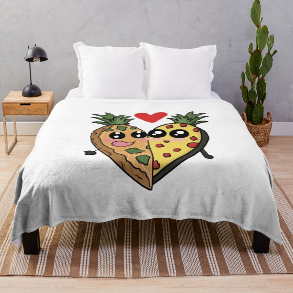 Item preview, pineapple and pizza kissing designed and sold by unicornunicorn.