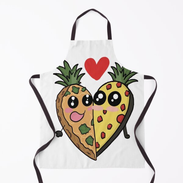 Item preview, pineapple and pizza kissing designed and sold by unicornunicorn.
