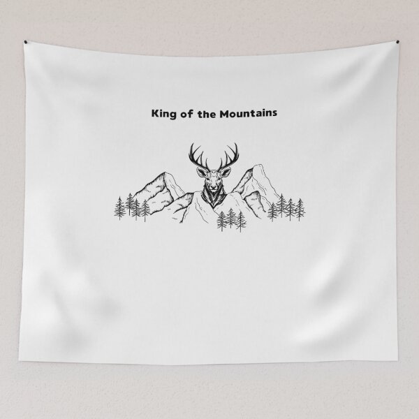 Item preview, King of the mountains it's a great T-shirt idea for a wildlife lovers. designed and sold by Magrosa.