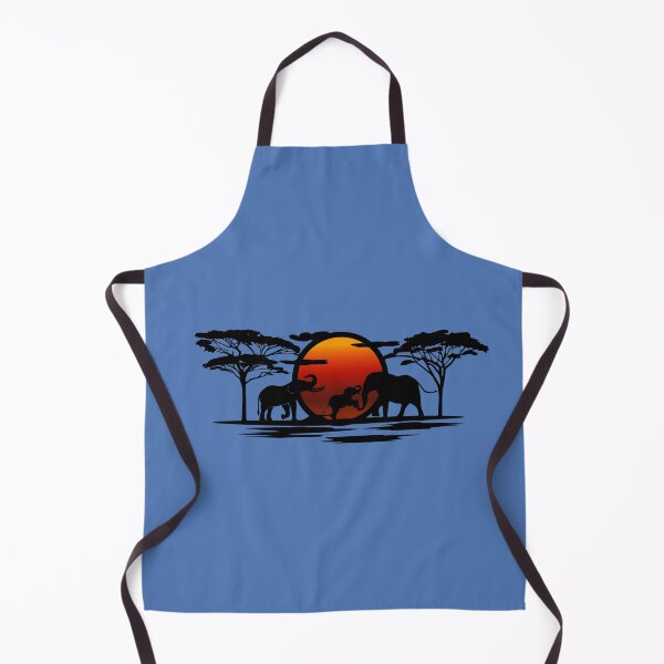 Item preview, "Charming Elephant Family Playtime at Sunset - Captivating Wall Decor" designed and sold by ChromaticBlend.