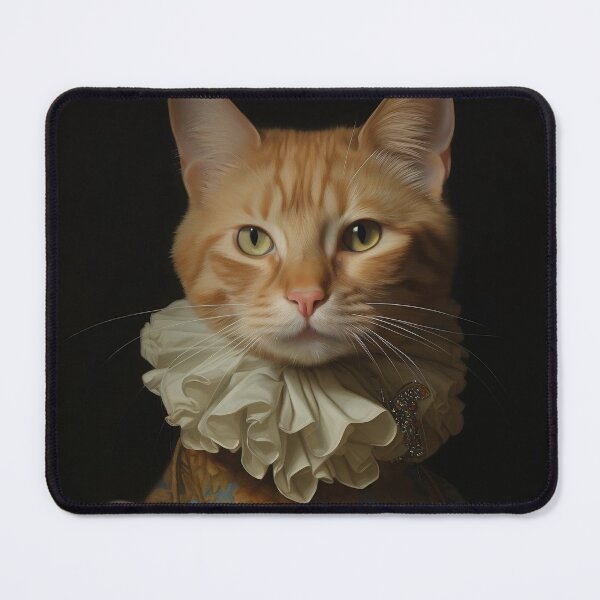 Item preview, Custom renaissance cat portrait - Tiger designed and sold by PimpMyPet.