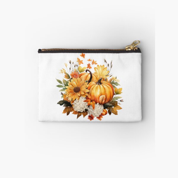 Artikelvorschau, Aquarell-Herbstblätter und Kürbisillustrationen - Herbst entworfen und verkauft von blockshop.