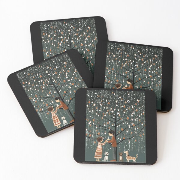 Artikelvorschau, Kinder und Haustiere schmücken den Baum entworfen und verkauft von Timothystore-.