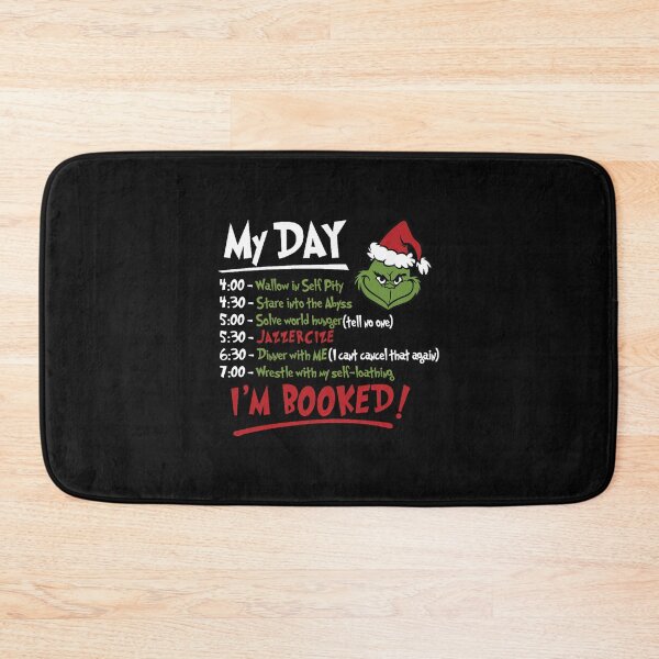 Item preview, The Grinch Christmas Schedule Funny My Day I_m Booked Happy Xmas designed and sold by SomeLipTodayy.