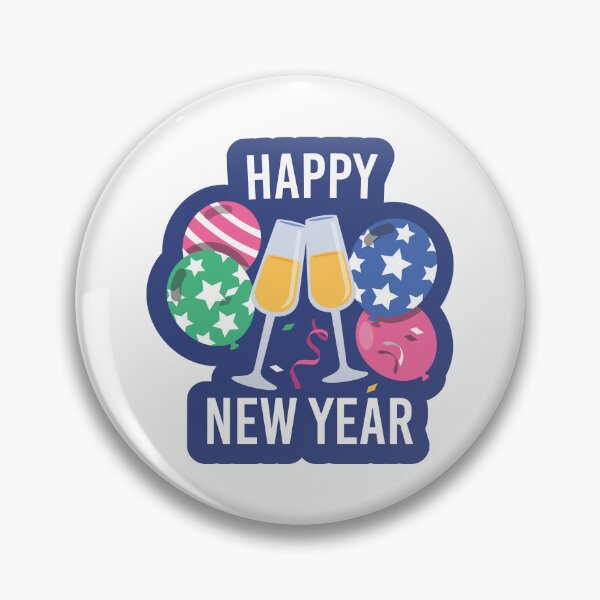Item preview, newyearstickers, ideasfornewyear, newyearresolutionsticker, balloons, vine, blue, green,  designed and sold by Designstation74.