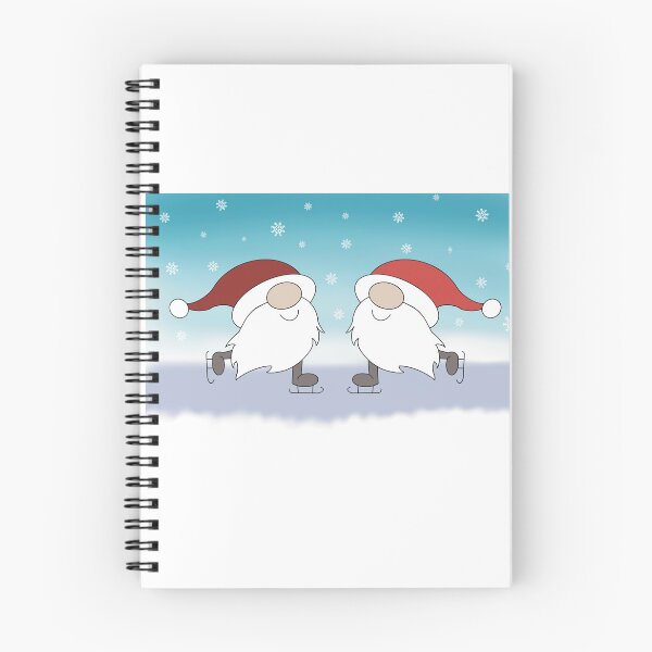 Aperçu de l'œuvre Patinage sur glace secret du Père Noël créée et vendue par CreativeLifeMe.