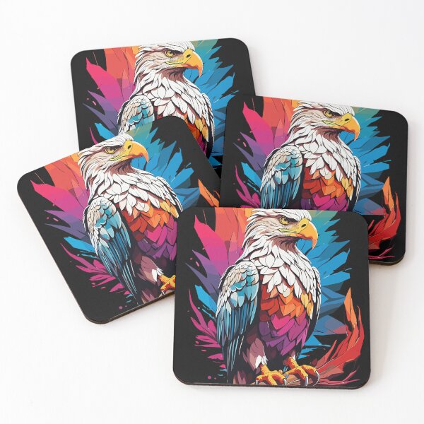 Item preview, A Colorful Cartoon Eagle ✨ designed and sold by firecard.