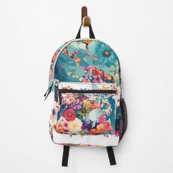 Item preview, Floral earth: watercolor globe designed and sold by LILY ROSE.