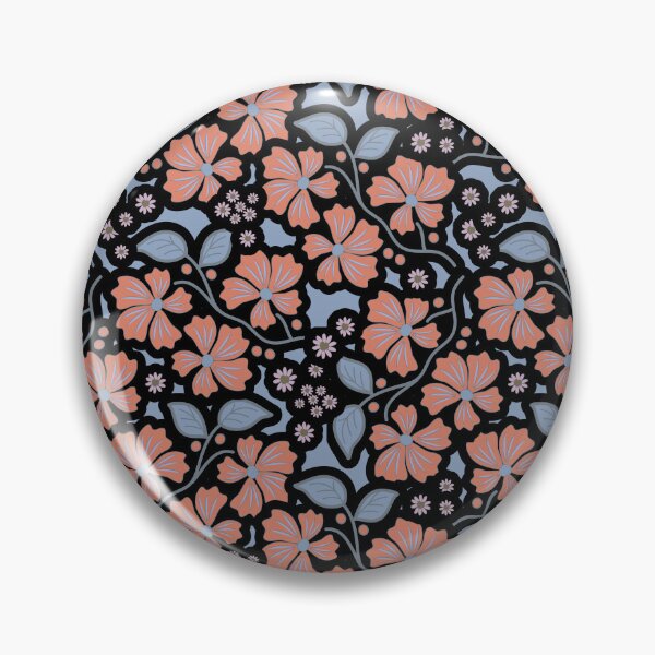 Item preview, Flora Fall Black designed and sold by mirimo.