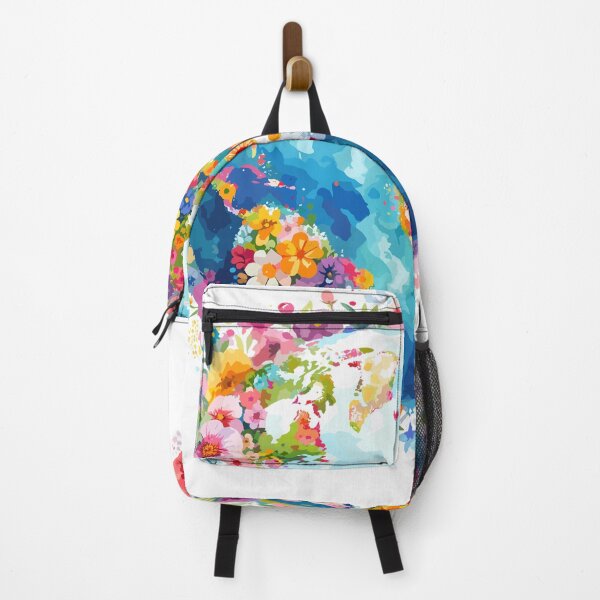 Item preview, Floral earth: watercolor globe designed and sold by LILY ROSE.