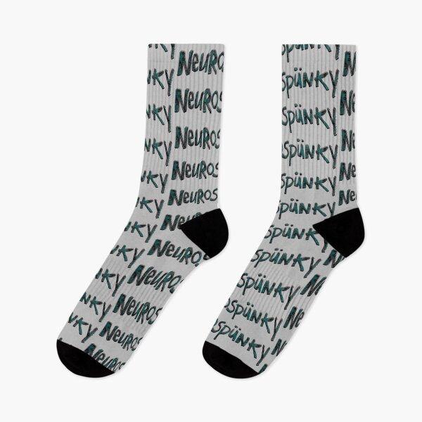 Item preview, Neurospunky (Teal/Black) - Hand-Lettered Design designed and sold by JillPillDesign.