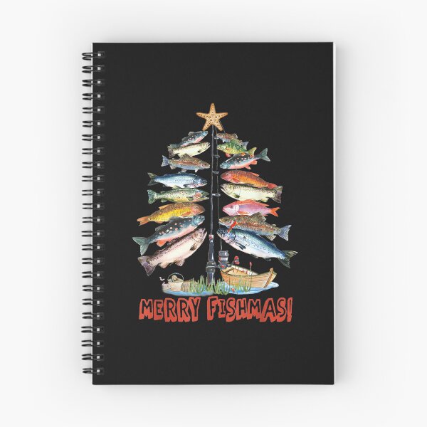 Item preview, Merry Fishmas Christmas Tree Fish Funny Fishing designed and sold by SomeLipTodayy.