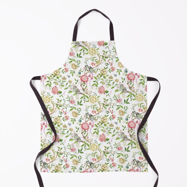 Item preview, Chinoiserie Elegance: Love Birds Amidst Hand-Painted Floral Symphony designed and sold by Hadamundo.
