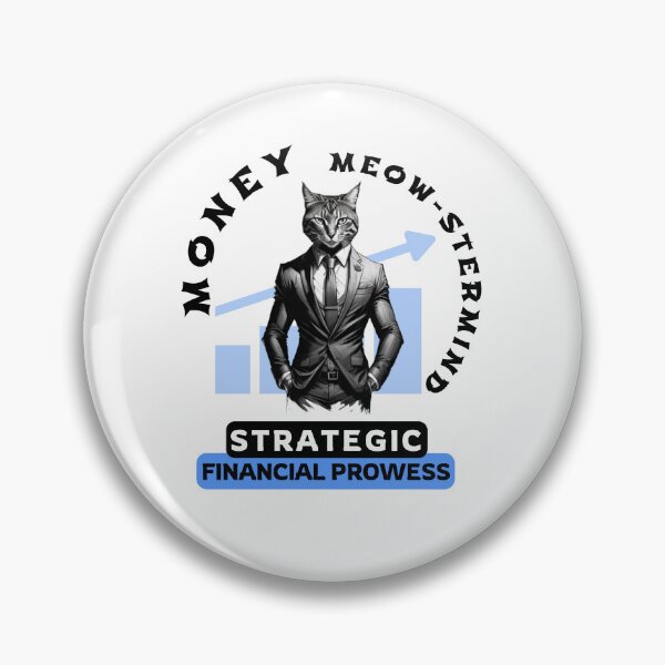 Item preview, Money Meow-stermind: Strategic Financial Prowess designed and sold by Hungry-Murphy.
