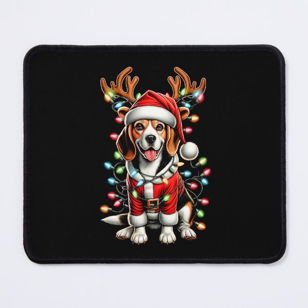 Item preview, Beagle Dog Reindeer Christmas Light Vintage Ugly Sweater Santa's Hat Xmas designed and sold by JoelFox165.