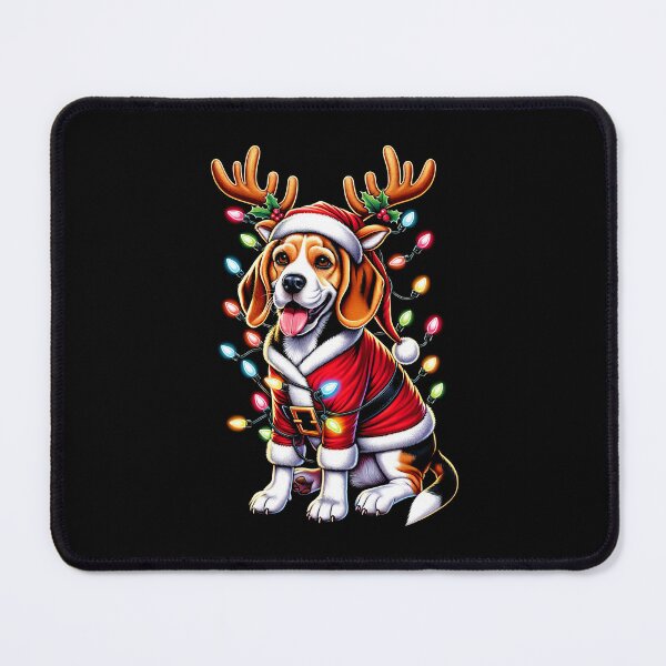 Item preview, Beagle Dog Reindeer Christmas Light Vintage Ugly Sweater Santa's Hat Xmas designed and sold by JoelFox165.