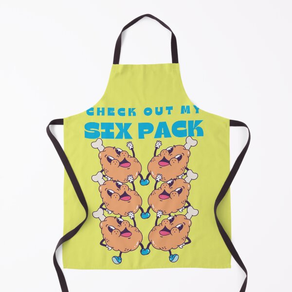 Item preview, Funny Abs fitness gym lovers check out my six pack cartoon chicken leg designed and sold by MorningTeeNmore.