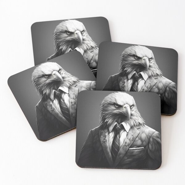 Item preview, Eagle in Business Suit Art designed and sold by redstar19.