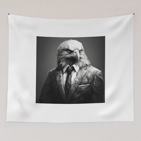 Item preview, Eagle in Business Suit Art designed and sold by redstar19.