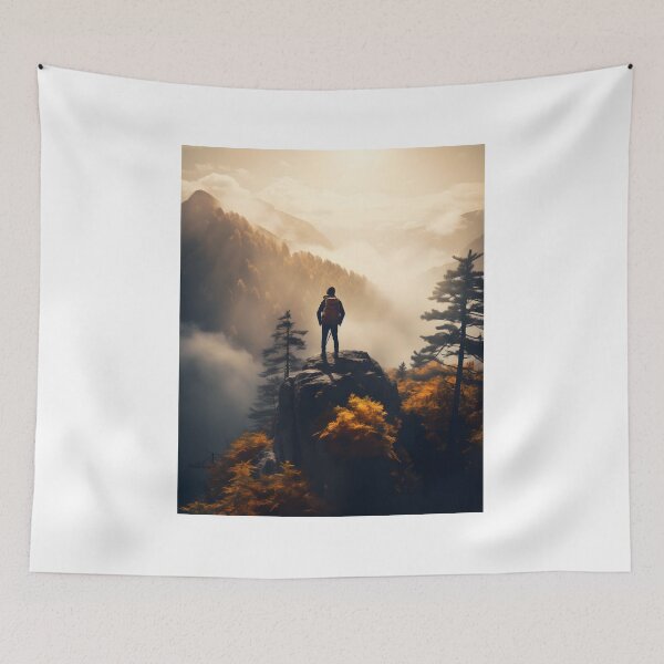 Item preview, Solitude in the Misty Mountains designed and sold by Shirtastically.
