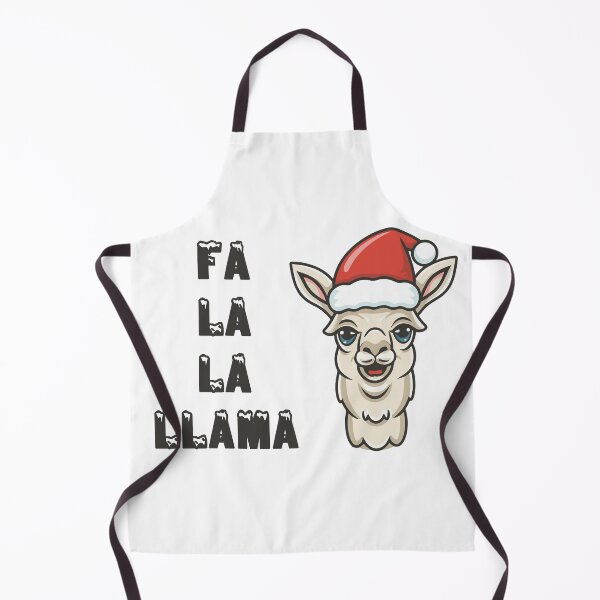 Item preview, Fa La La Llama In Christmas Hat designed and sold by Miaukeru.