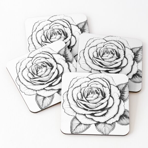 Item preview, "Delicate Rose: One-Line Artwork" designed and sold by Huycao211.