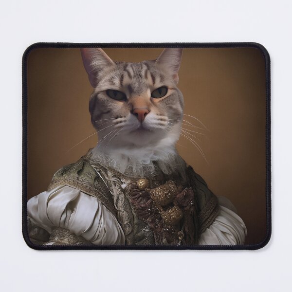 Item preview, Custom renaissance Cat portrait : Kitty designed and sold by PimpMyPet.