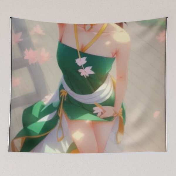 Item preview, Hana Lee green dress anime edit designed and sold by Hanalee9119.