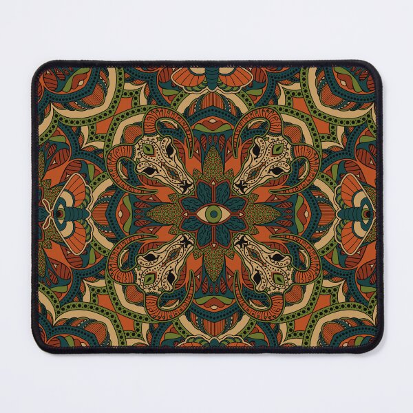 Item preview, Gothic Witch Mandala Pattern with Occult Elements and Boho Vibes designed and sold by RedFinchDesigns.