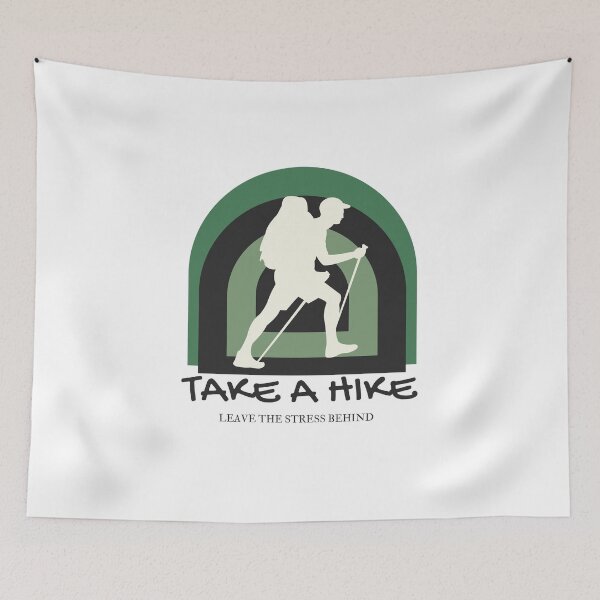 Item preview, Stress behind camping hiking designed and sold by BreadnButter97.