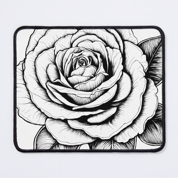 Item preview, "Delicate Rose: One-Line Artwork" designed and sold by Huycao211.