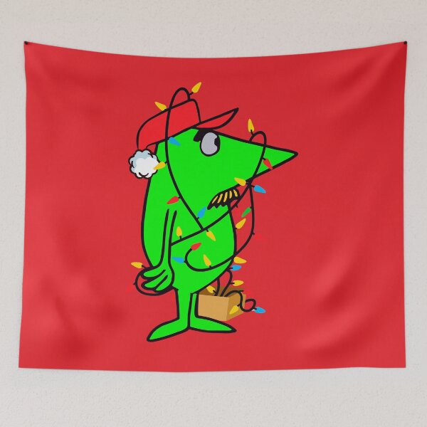 Item preview, Vintage Pink Man Christmas Style designed and sold by blackink-design.