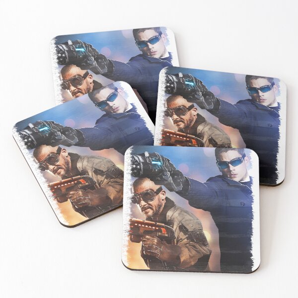 Item preview, LOT - Captain Cold & Heatwave Paint Splash designed and sold by TheQueenofOz.