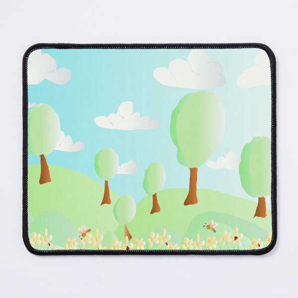 Item preview, landscape with tree and grass backdrop  designed and sold by SunbeamMoon111.