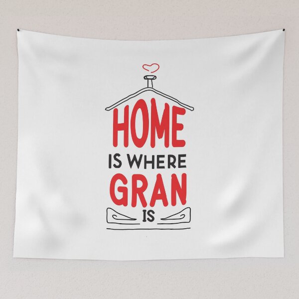 Item preview, Full House Collection- Home Is Where Gran Is designed and sold by MilabArt.