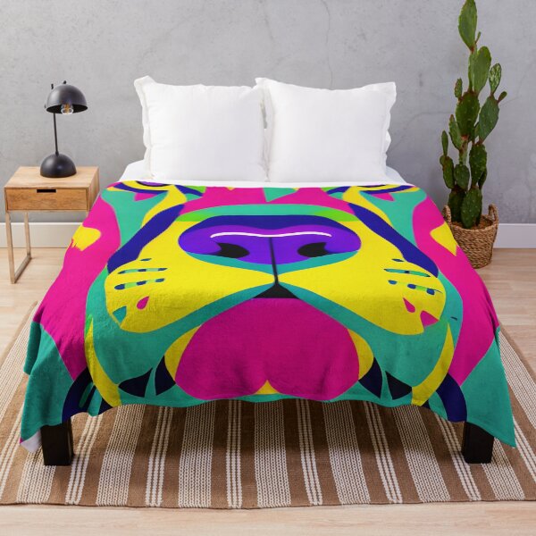 Item preview, Colorful Pop Dog Art designed and sold by the-cc.