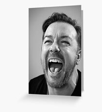 Ricky Gervais laugh Greeting Card