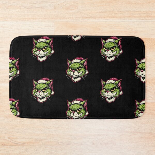 Item preview, Cute Cat as The Grinch on Christmas designed and sold by melvtec.