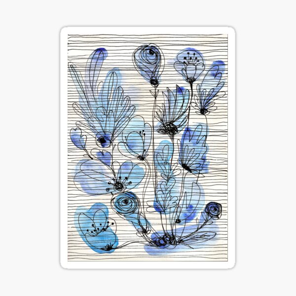 SPRING IN STRIPES Sticker