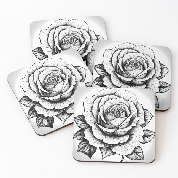 Item preview, "Delicate Rose: One-Line Artwork" designed and sold by Huycao211.
