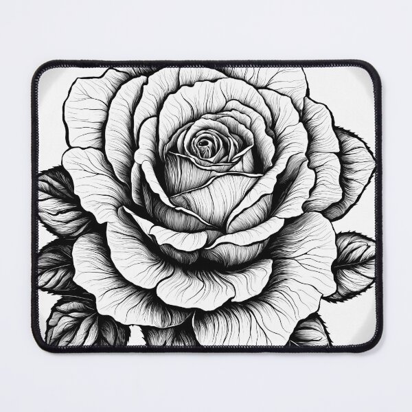 Item preview, "Delicate Rose: One-Line Artwork" designed and sold by Huycao211.