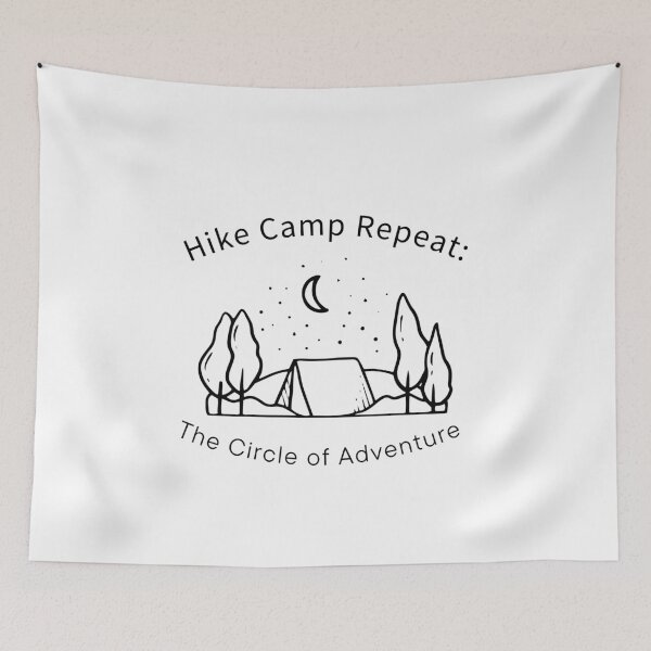 Item preview, Hike camp repeat designed and sold by BreadnButter97.