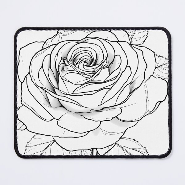 Item preview, "Delicate Rose: One-Line Artwork" designed and sold by Huycao211.