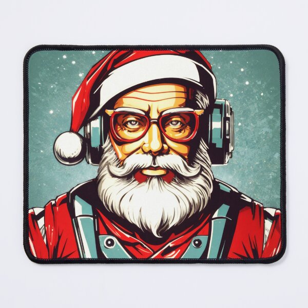 Item preview, Cyberpunk Santa! designed and sold by halasaar01.
