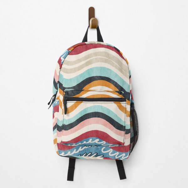 Item preview, Retro Style Waves Textile designed and sold by GrinGalore.