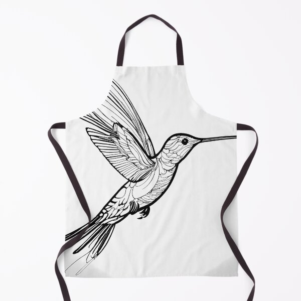 Item preview, "Fluid Hummingbird: One-Line Art Graphic" designed and sold by Huycao211.
