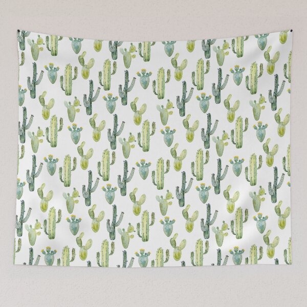 Aperçu de l'œuvre Watercolor cacti. créée et vendue par tapilipa.