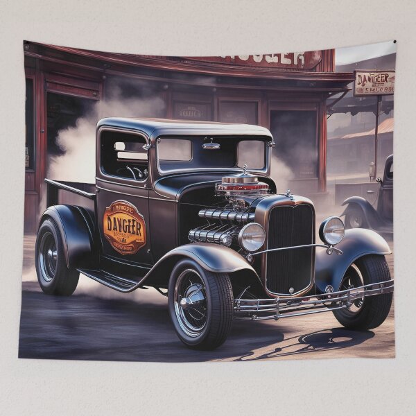 Item preview, Danger Black Hot Rod designed and sold by Random Designs.